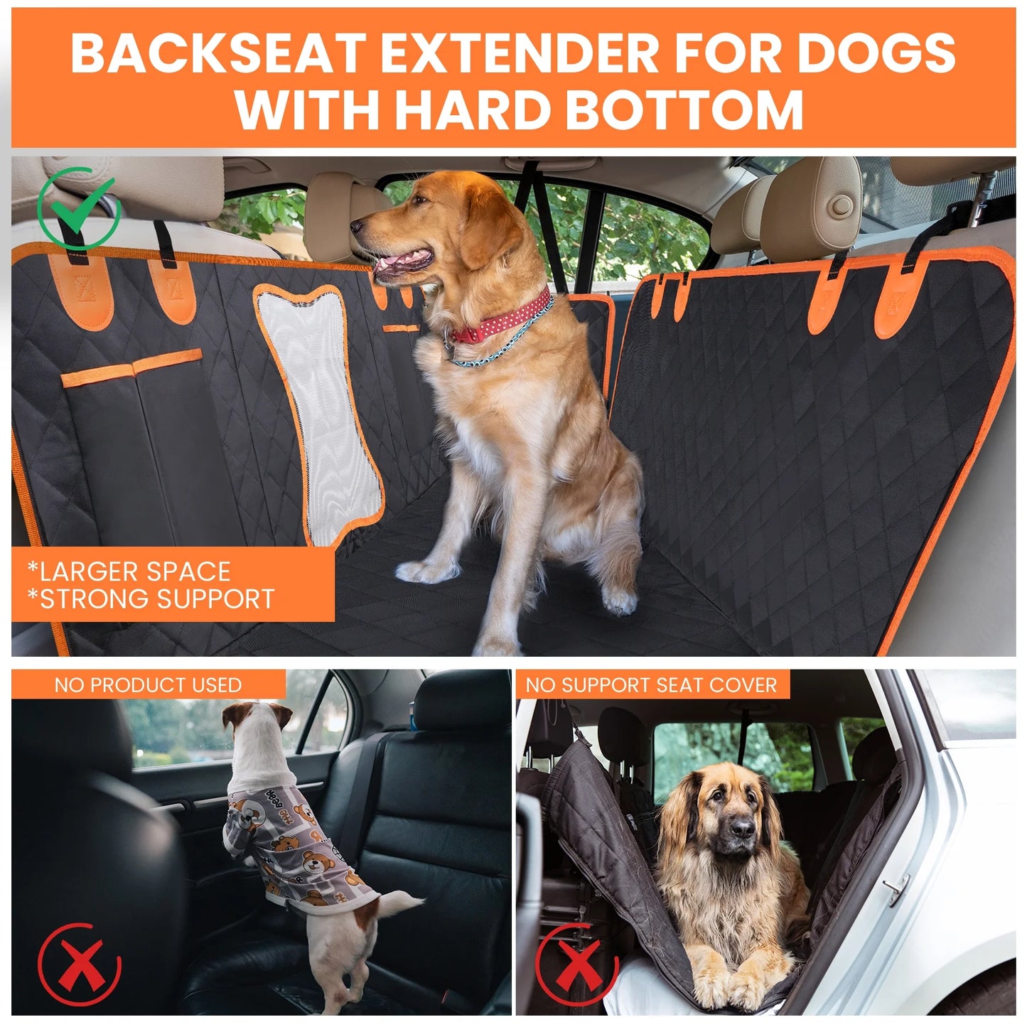 Pups Comfort Hard Bottom Seat Extender